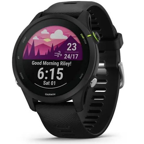 Умные часы Garmin Forerunner 255 Music, черный 010-02641-30 в Челябинске