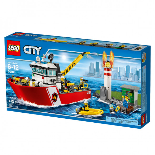Конструктор LEGO City 60109 Пожарный катер в Челябинске