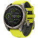 Умные часы Garmin Fenix 8, 51 мм, Solar, Sapphire Titanium with AMP Yellow/Graphite Silicone Band 010-02907-20 в Челябинске
