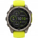 Умные часы Garmin Fenix 8, 51 мм, Solar, Sapphire Titanium with AMP Yellow/Graphite Silicone Band 010-02907-20 в Челябинске