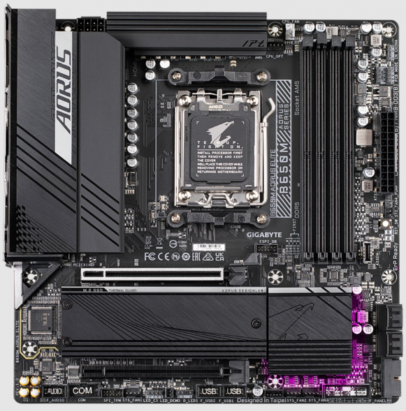 Материнская плата GIGABYTE B650M AORUS ELITE mATX в Челябинске