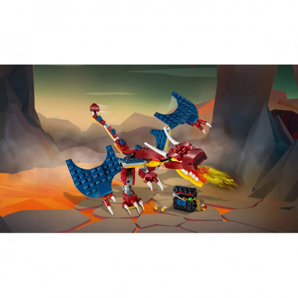 Конструктор LEGO Creator 31102 Огненный дракон в Челябинске