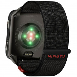 Умные часы Garmin Venu X1 Black с чёрным нейлоновым ремешком ComfortFit 010-02980-02