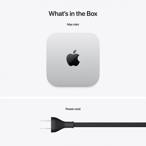 Компьютер Apple Mac mini M4 2024 (MU9D3) (10 Core GPU, 16ГБ, 256ГБ SSD, Apple, macOS), серебристый в Челябинске