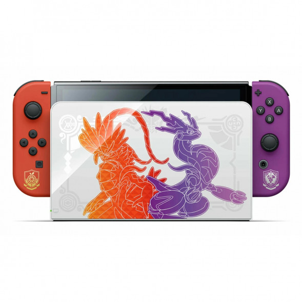 Игровая приставка Nintendo Switch OLED 64 ГБ, Pokemon Scarlet &amp;amp; Violet Edition в Челябинске