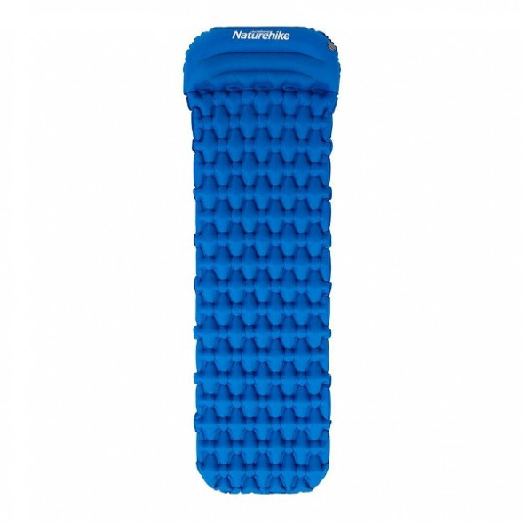 Надувной коврик туристический Naturehike FC-12, синий в Челябинске