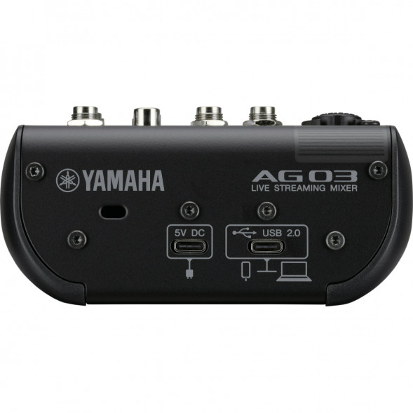 Микшер для стриминга Yamaha AG03MK2 LSPK Live Stream Black с аксессуарами в Челябинске