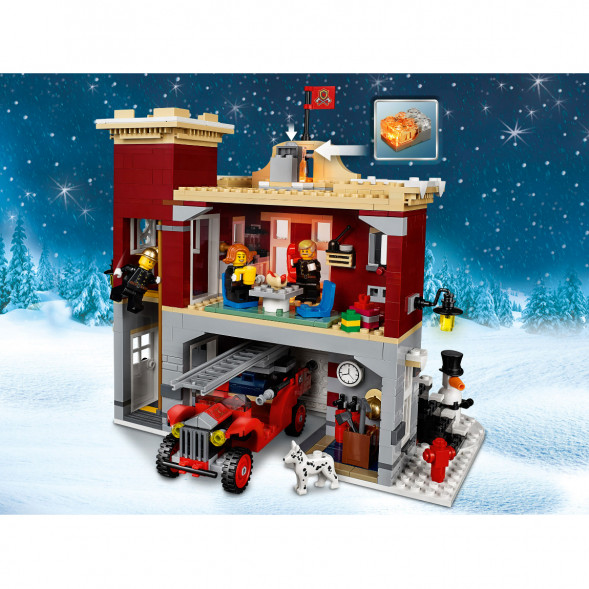 Конструктор LEGO Creator 10263 Пожарная часть в зимней деревне в Челябинске