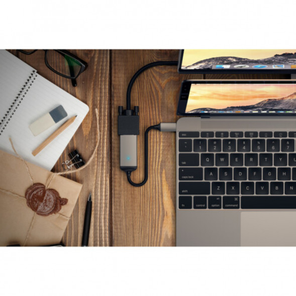 Адаптер Satechi USB Type-C to VGA , Space Gray в Челябинске