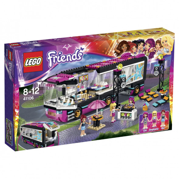Конструктор LEGO Friends 41106 Поп звезда: гастроли в Челябинске