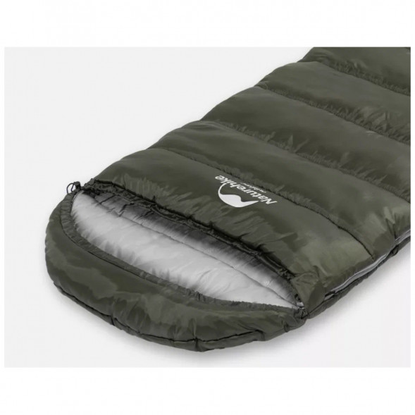 Спальный мешок NH20MSD07-U350S (Правый), темно-зеленый в Челябинске
