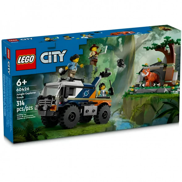 Конструктор LEGO City 60426 Внедорожный грузовик Исследователь джунглей в Челябинске