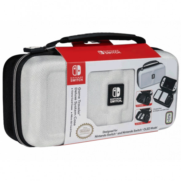 Чехол BIG BEN Deluxe для Nintendo Switch/OLED/Lite, белый в Челябинске