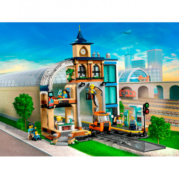 Конструктор LEGO City 60469 Центральный железнодорожный вокзал в Челябинске