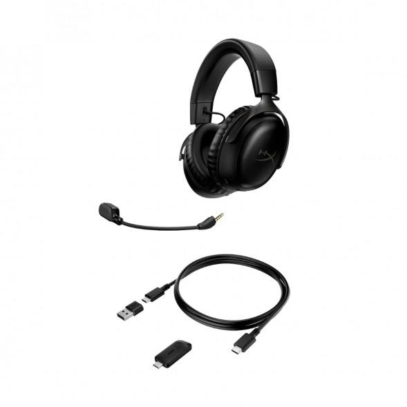 Наушники HyperX Cloud III Wireless, Black в Челябинске