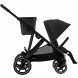 Детская коляска Cybex Gazelle S BLK Moon Black с корзиной и дождевиком в Челябинске