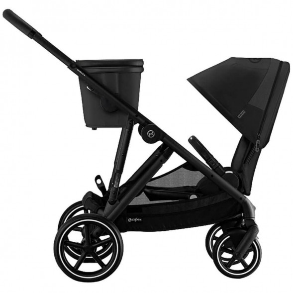 Детская коляска Cybex Gazelle S BLK Moon Black с корзиной и дождевиком в Челябинске
