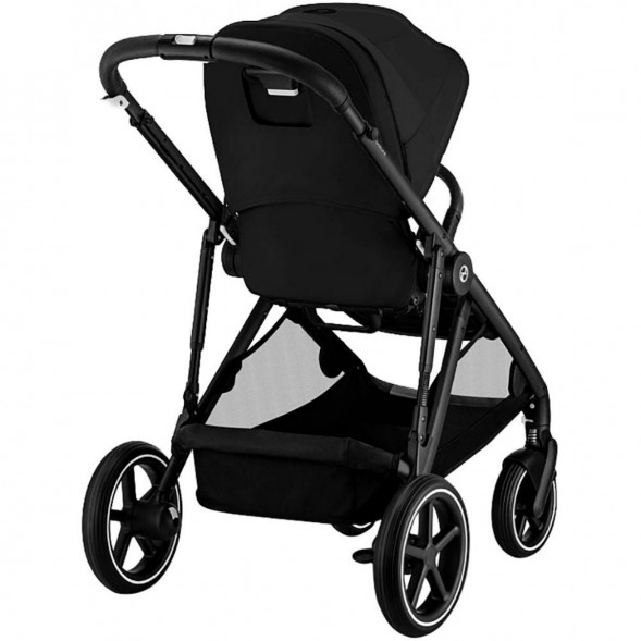 Детская коляска Cybex Gazelle S BLK Moon Black с корзиной и дождевиком в Челябинске