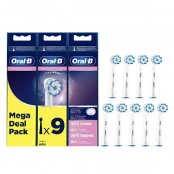 Насадки на зубные щетки Oral-B Sensitive Clean, 9 шт.
