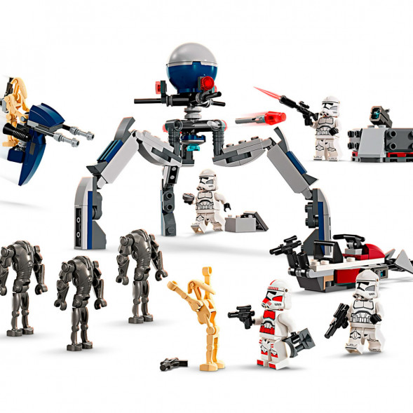 Конструктор LEGO Star Wars 75372 Боевой набор солдат-клонов и боевых дроидов в Челябинске