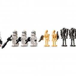 Конструктор LEGO Star Wars 75372 Боевой набор солдат-клонов и боевых дроидов