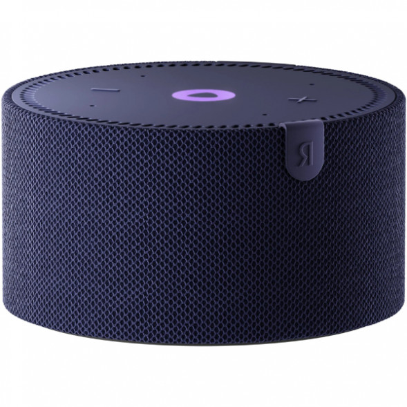 Умная колонка Яндекс Станция Мини (без часов), cиний сапфир в Челябинске