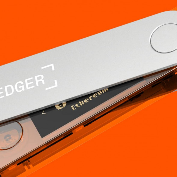 Аппаратный криптокошелек Ledger Nano X, BTC Orange  в Челябинске