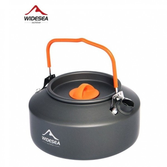 Чайник походный Widesea 1 литр, темно-серый в Челябинске