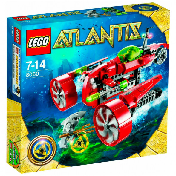 Конструктор LEGO Atlantis 8060 Субмарина Тайфун Турбо в Челябинске