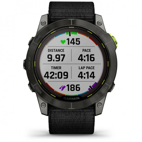 Умные часы Garmin Enduro 2 угольно-серый DLC титановый с нейлоновым ремешком UltraFit 010-02754-01 в Челябинске