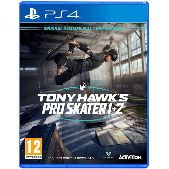 Игра Tony Hawk&amp;#039;s Pro Skater 1 + 2 [PS4, английская версия] в Челябинске