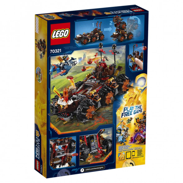 Конструктор LEGO Nexo Knights 70321 Роковое наступление Генерала Магмара в Челябинске