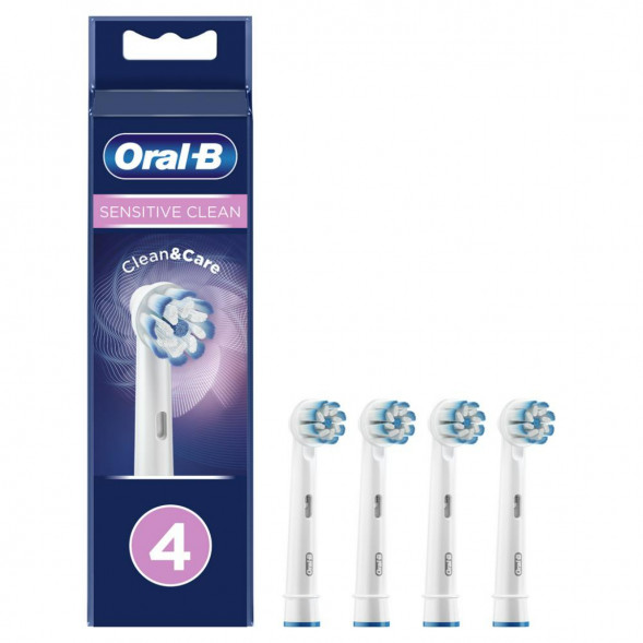 Насадки на зубные щетки Oral-B Sensitive Clean, 4 шт. в Челябинске