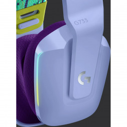 Игровая гарнитура Logitech G733 RGB Lightspeed Wireless, сиреневый