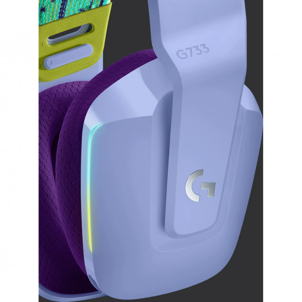 Игровая гарнитура Logitech G733 RGB Lightspeed Wireless, сиреневый в Челябинске