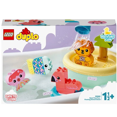 Конструктор LEGO DUPLO Creative Play 10966 Приключения в ванной: плавучий остров для зверей в Челябинске