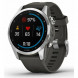 Умные часы Garmin Fenix 7s серебристый с графитовым силиконовым ремешком 010-02539-01 в Челябинске