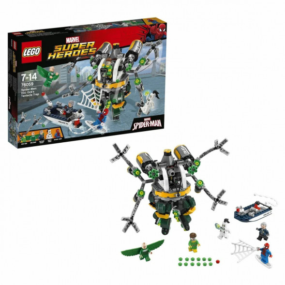 Конструктор LEGO Super Heroes 76059 Человек-паук: в ловушке Доктора Осьминога в Челябинске