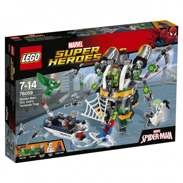Конструктор LEGO Super Heroes 76059 Человек-паук: в ловушке Доктора Осьминога в Челябинске