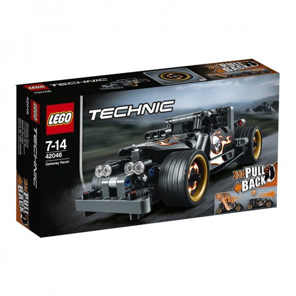 Конструктор LEGO Technic 42046 Гоночный автомобиль для побега в Челябинске