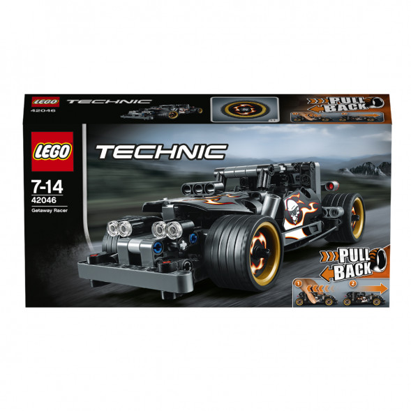 Конструктор LEGO Technic 42046 Гоночный автомобиль для побега в Челябинске