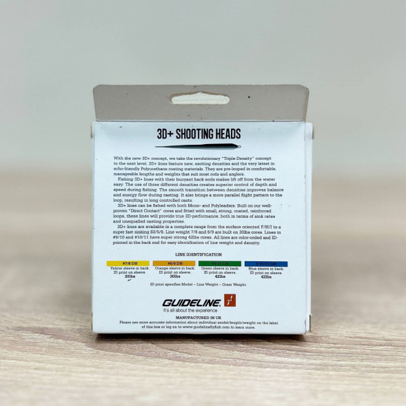 Рыболовная леска Guideline Power Taper 3D+ #37781 9/10 DH, Blue в Челябинске
