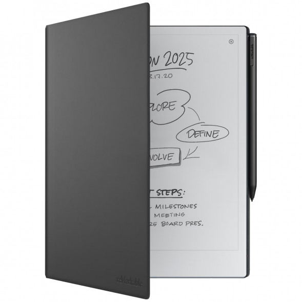 Графический планшет reMarkable 2 со стилусом Marker Plus и чехлом Book Folio черный (RM115) в Челябинске
