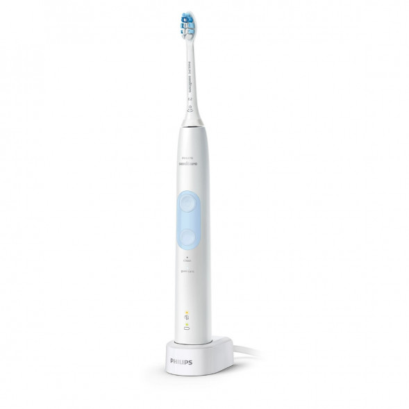 Электрическая звуковая зубная щетка Philips Sonicare ProtectiveClean 4500, White в Челябинске