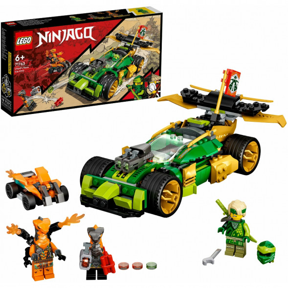 Конструктор LEGO Ninjago 71763 Гоночный автомобиль ЭВО Ллойда в Челябинске