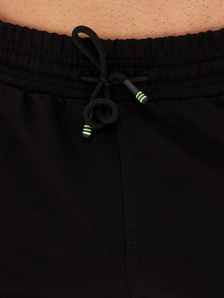 Шорты мужские трикотажные, черный, XXXL в Челябинске