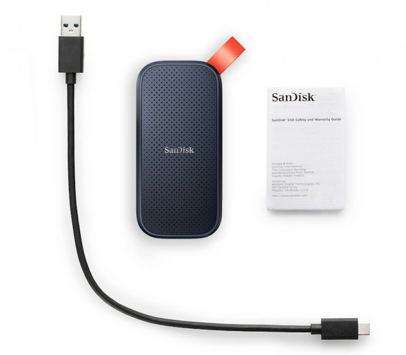 Внешний диск SanDisk Portable SSD 1TB 800Mb/s [SDSSDE30-1TOO-Z26] в Челябинске
