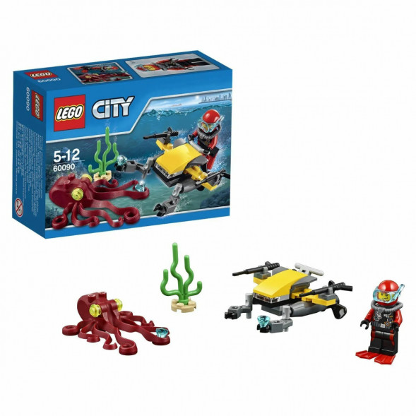 Конструктор LEGO City Deep Sea Explorers 60090 Глубоководный скутер в Челябинске