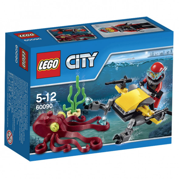 Конструктор LEGO City Deep Sea Explorers 60090 Глубоководный скутер в Челябинске