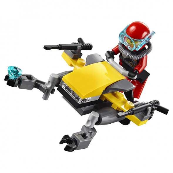 Конструктор LEGO City Deep Sea Explorers 60090 Глубоководный скутер в Челябинске